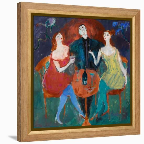 Ladies' Man, 2004-Susan Bower-Framed Premier Image Canvas