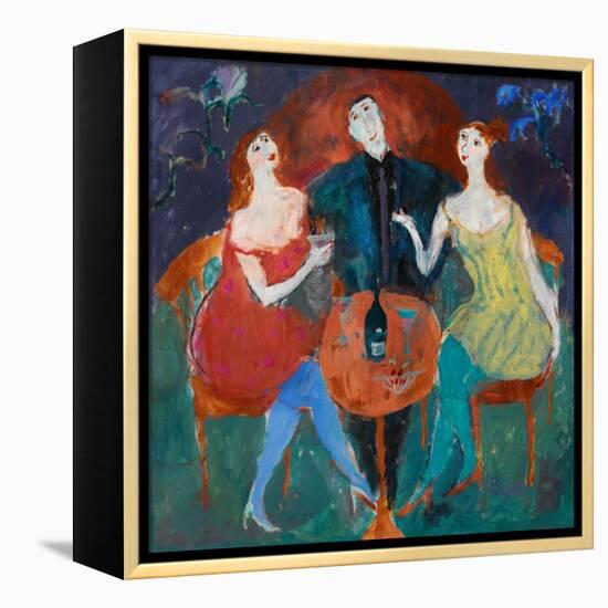 Ladies' Man, 2004-Susan Bower-Framed Premier Image Canvas