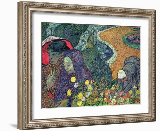 Ladies of Arles (Memories of the Garden at Etten), c.1888-Vincent van Gogh-Framed Giclee Print