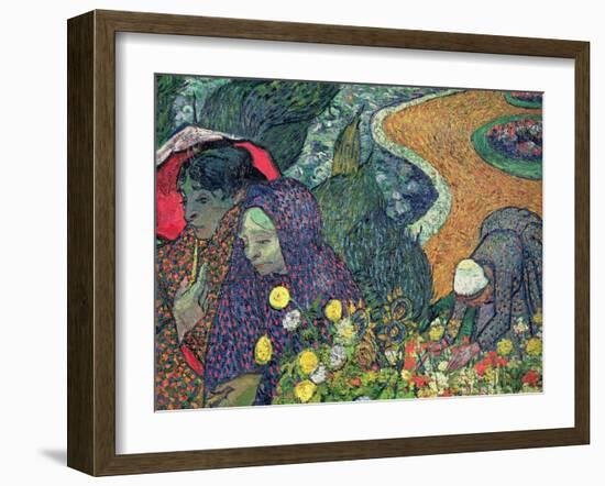 Ladies of Arles (Memories of the Garden at Etten), c.1888-Vincent van Gogh-Framed Giclee Print