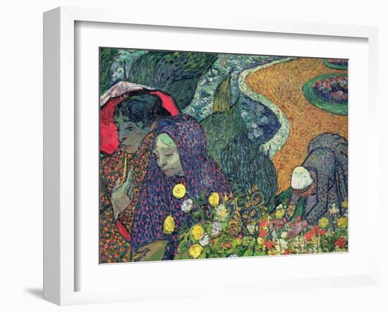 Ladies of Arles (Memories of the Garden at Etten), c.1888-Vincent van Gogh-Framed Giclee Print