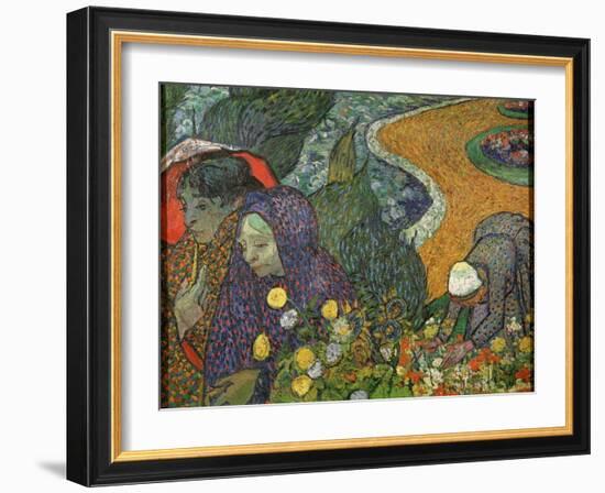 Ladies of Arles (Memory of the Garden at Ette), 1888-Vincent van Gogh-Framed Giclee Print