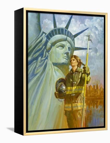 Ladies of Liberty-Hal Frenck-Framed Premier Image Canvas