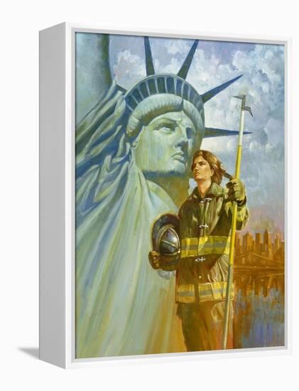 Ladies of Liberty-Hal Frenck-Framed Premier Image Canvas