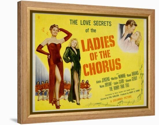 Ladies of the Chorus, Adele Jergens, Marilyn Monroe, 1948-null-Framed Stretched Canvas