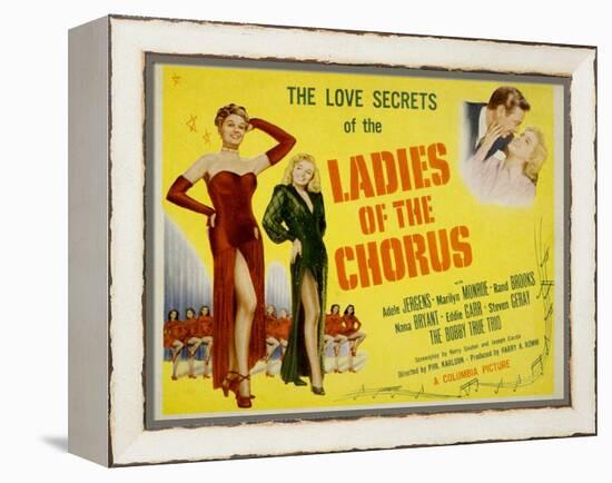 Ladies of the Chorus, Adele Jergens, Marilyn Monroe, 1948-null-Framed Stretched Canvas