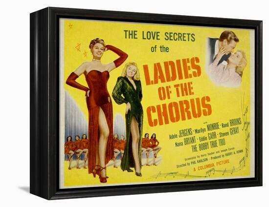 Ladies of the Chorus, Adele Jergens, Marilyn Monroe, 1948-null-Framed Stretched Canvas