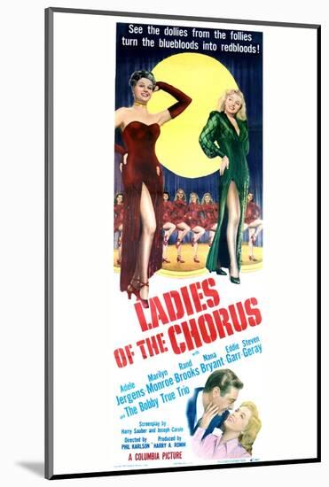 Ladies of the Chorus - Movie Poster Reproduction-null-Mounted Photo