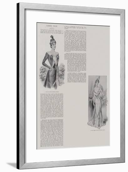 Ladies' Page-null-Framed Giclee Print