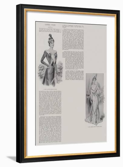 Ladies' Page-null-Framed Giclee Print