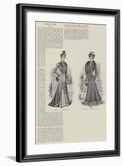 Ladies' Page-null-Framed Giclee Print