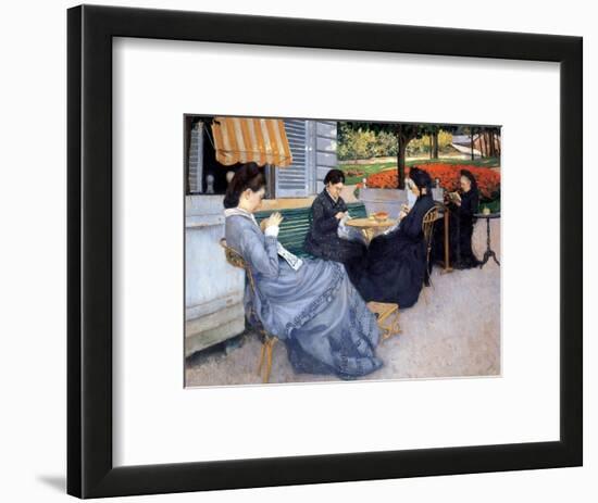 Ladies Sewing, 1848-Gustave Caillebotte-Framed Photo