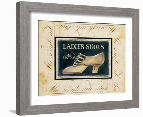 Ladies Shoes No. 24-Kimberly Poloson-Framed Art Print