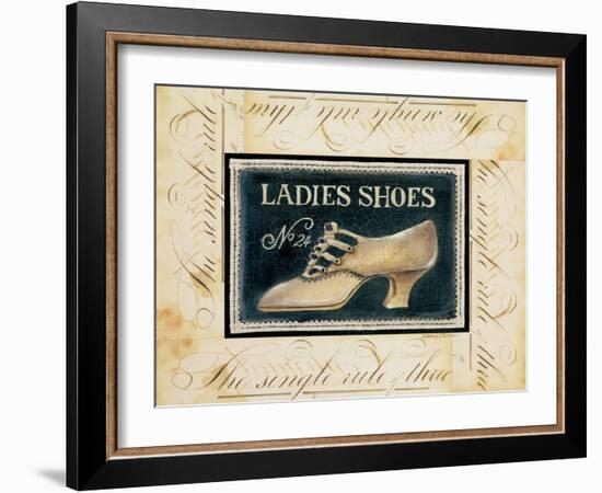 Ladies Shoes No. 24-Kimberly Poloson-Framed Art Print