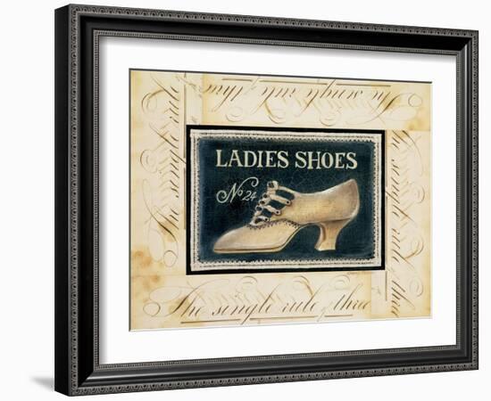 Ladies Shoes No. 24-Kimberly Poloson-Framed Art Print