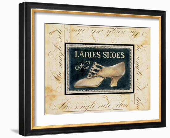 Ladies Shoes No. 24-Kimberly Poloson-Framed Art Print