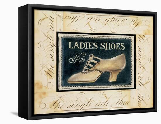 Ladies Shoes No. 24-Kimberly Poloson-Framed Stretched Canvas