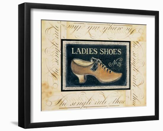 Ladies Shoes No. 25-Kimberly Poloson-Framed Art Print