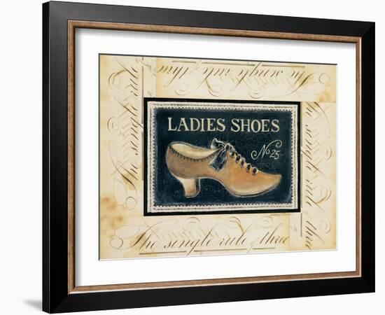 Ladies Shoes No. 25-Kimberly Poloson-Framed Art Print