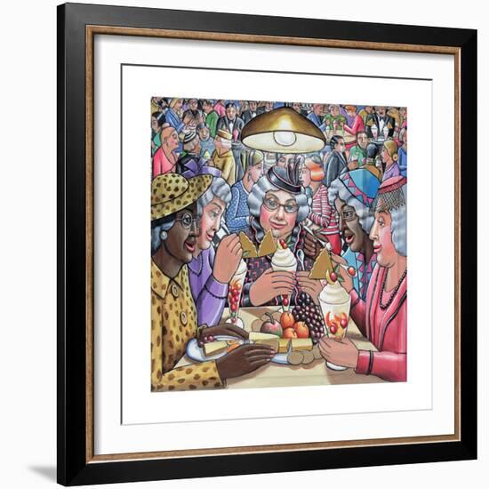 Ladies who lunch, 2009-PJ Crook-Framed Giclee Print