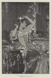 Lady with Flowers-Ladislaw von Czachorski-Mounted Giclee Print