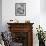 Ladles and Slotted Spoons Hanging up in a Kitchen-Huw Jones-Framed Photographic Print displayed on a wall