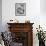 Ladles and Slotted Spoons Hanging up in a Kitchen-Huw Jones-Framed Photographic Print displayed on a wall