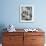 Ladles and Slotted Spoons Hanging up in a Kitchen-Huw Jones-Framed Photographic Print displayed on a wall