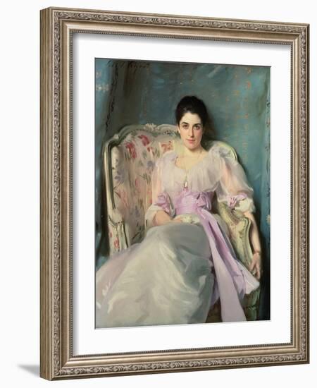 Lady Agnew of Lochnaw, C.1892-93-John Singer Sargent-Framed Giclee Print