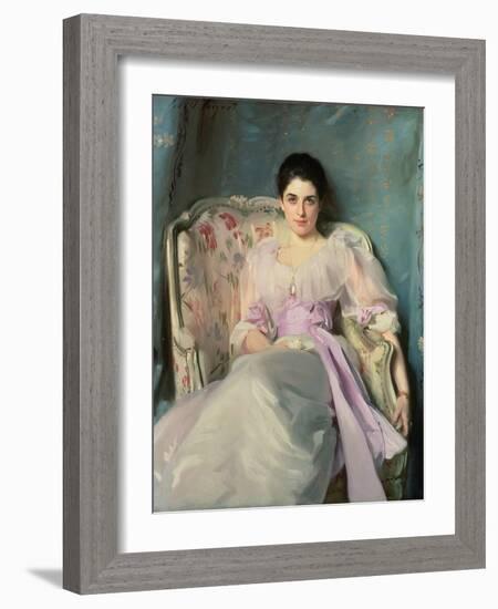 Lady Agnew of Lochnaw, C.1892-93-John Singer Sargent-Framed Giclee Print