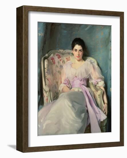 Lady Agnew of Lochnaw, C.1892-93-John Singer Sargent-Framed Giclee Print