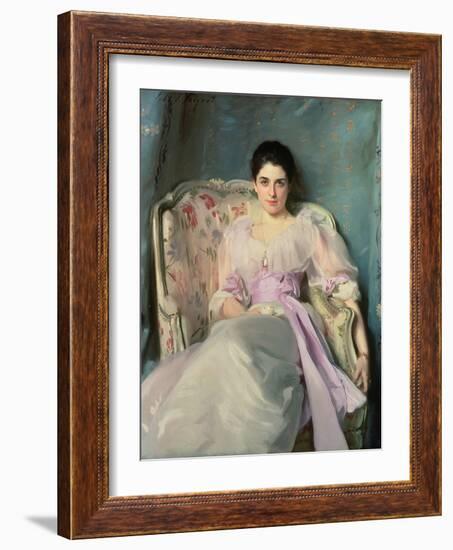 Lady Agnew of Lochnaw, C.1892-93-John Singer Sargent-Framed Giclee Print