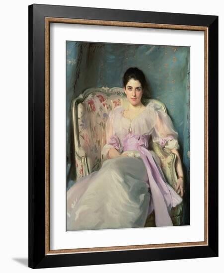 Lady Agnew of Lochnaw, C.1892-93-John Singer Sargent-Framed Giclee Print