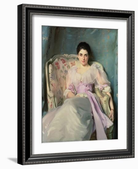 Lady Agnew of Lochnaw, C.1892-93-John Singer Sargent-Framed Giclee Print