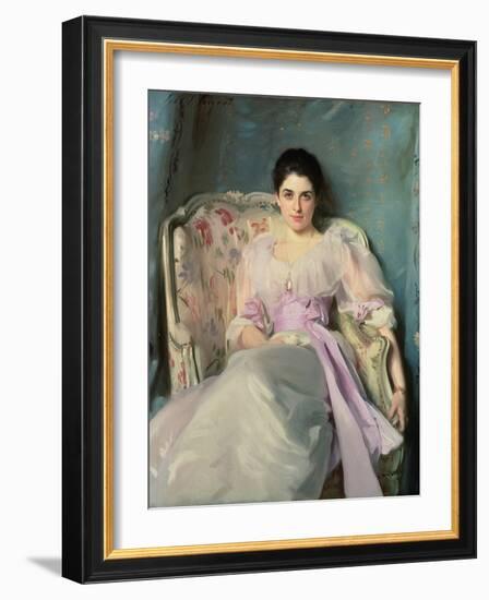 Lady Agnew of Lochnaw, C.1892-93-John Singer Sargent-Framed Giclee Print