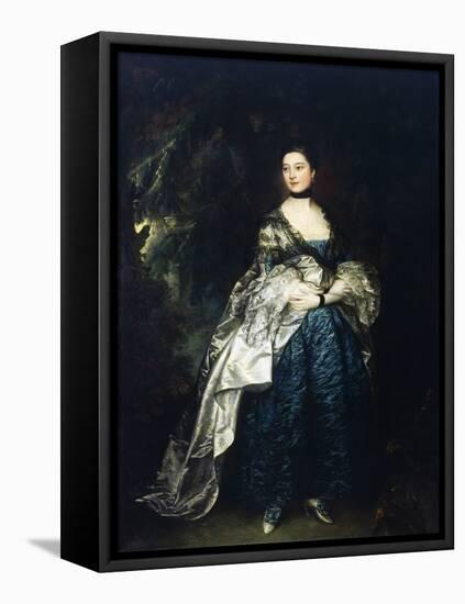 Lady Alston-Thomas Gainsborough-Framed Premier Image Canvas