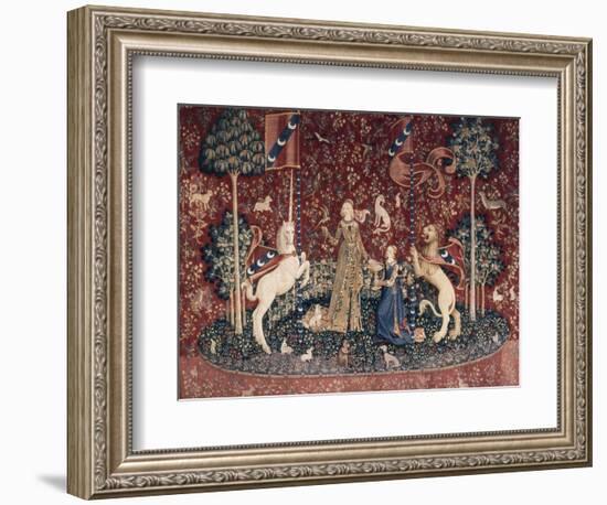 Lady and the Unicorn, Sense of Taste-null-Framed Giclee Print