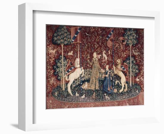 Lady and the Unicorn, Sense of Taste-null-Framed Giclee Print