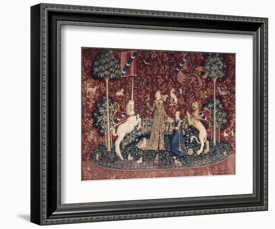 Lady and the Unicorn, Sense of Taste-null-Framed Giclee Print