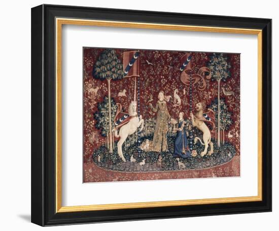 Lady and the Unicorn, Sense of Taste-null-Framed Giclee Print