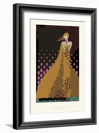 Lady and Tulips-FS Studio-Framed Giclee Print