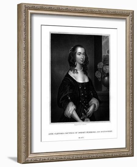 Lady Anne Clifford, Countess of Dorset, Pembroke and Montgomery-TA Dean-Framed Giclee Print
