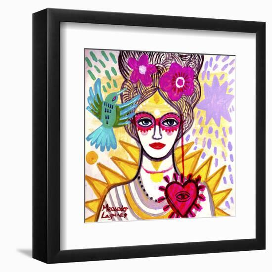 Lady Antoniette-Mercedes Lagunas-Framed Art Print