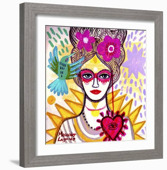 Lady Antoniette-Mercedes Lagunas-Framed Art Print