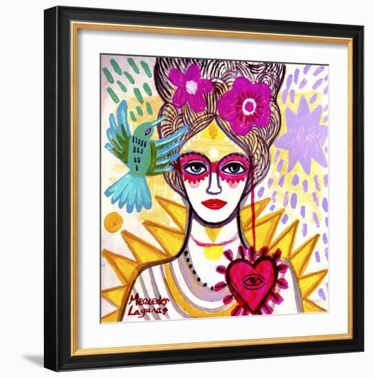 Lady Antoniette-Mercedes Lagunas-Framed Art Print