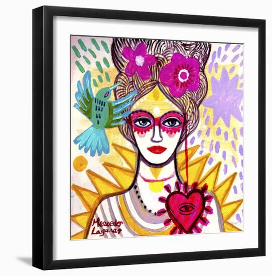 Lady Antoniette-Mercedes Lagunas-Framed Art Print