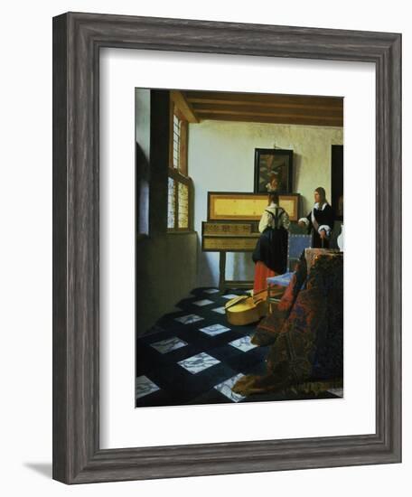 Lady at a Virginal, C1652-1675-Johannes Vermeer-Framed Giclee Print