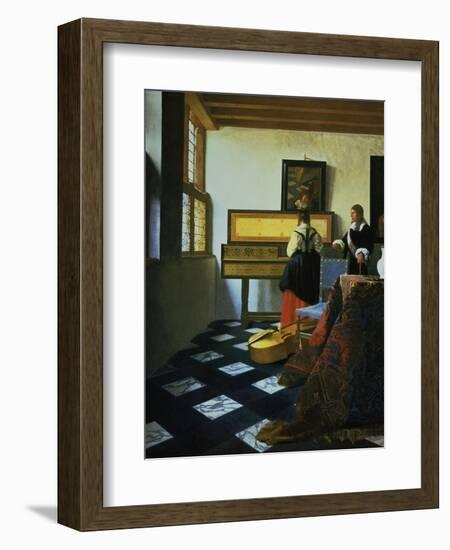 Lady at a Virginal, C1652-1675-Johannes Vermeer-Framed Giclee Print