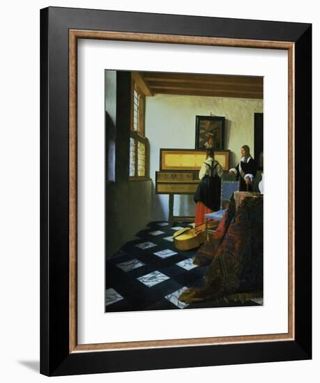 Lady at a Virginal, C1652-1675-Johannes Vermeer-Framed Giclee Print