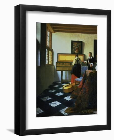 Lady at a Virginal, C1652-1675-Johannes Vermeer-Framed Giclee Print